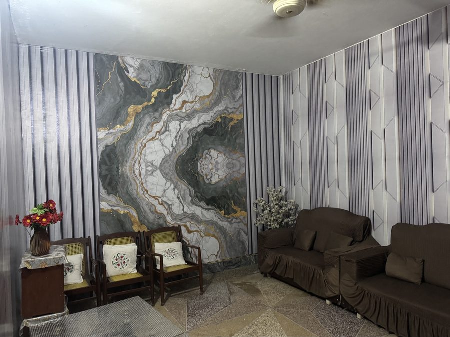 Living room 3D flex wallpaper by PRINT POINT